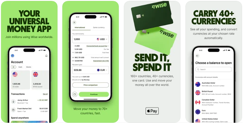 Wise e-Wallet payment app