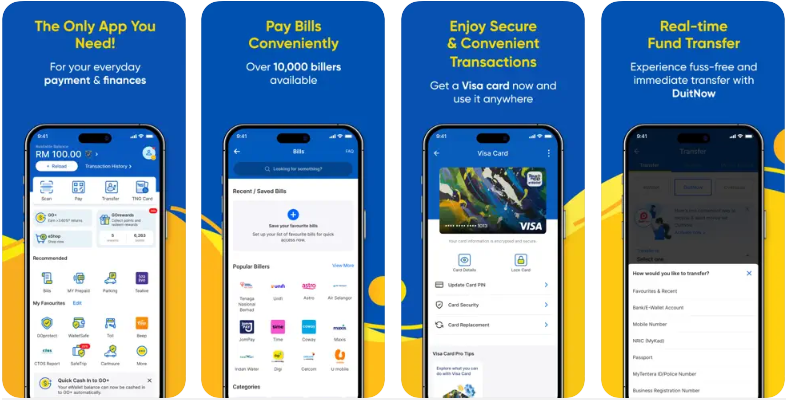 Touch ‘n Go eWallet payment app