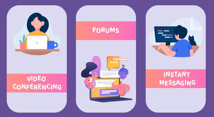 e-learning app features