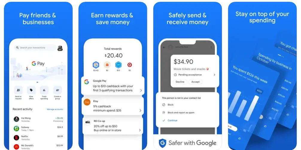  Google Pay ewallet app