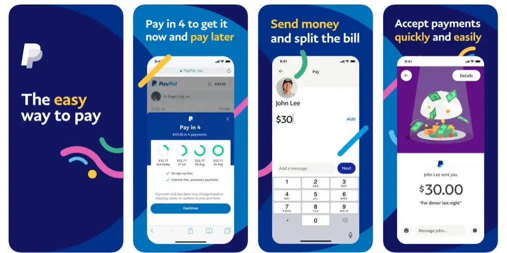 PayPal ewallet app