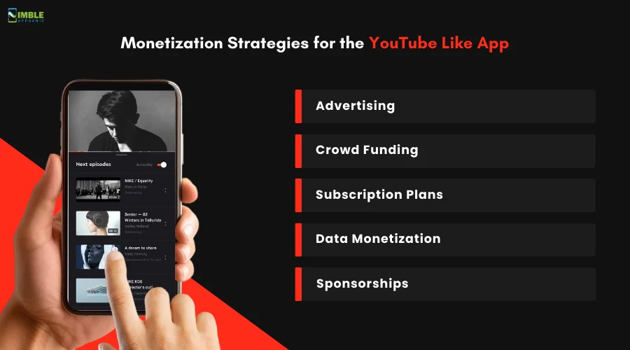 Monetization Strategies for the YouTube Like App