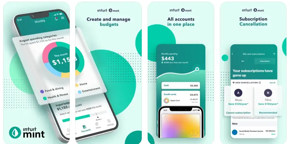 Mint Fintech App