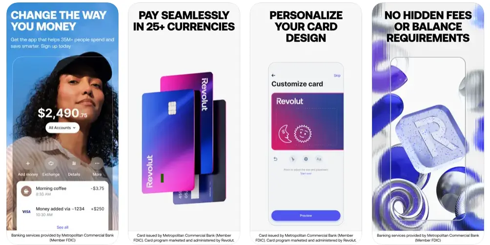 Revolut Send, spend and save