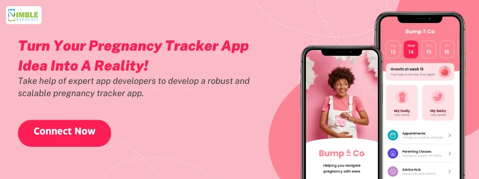 CTA-Turn your pregnancy tracker app idea into a reality