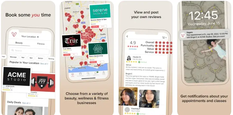 Vagaro Salon Booking Apps