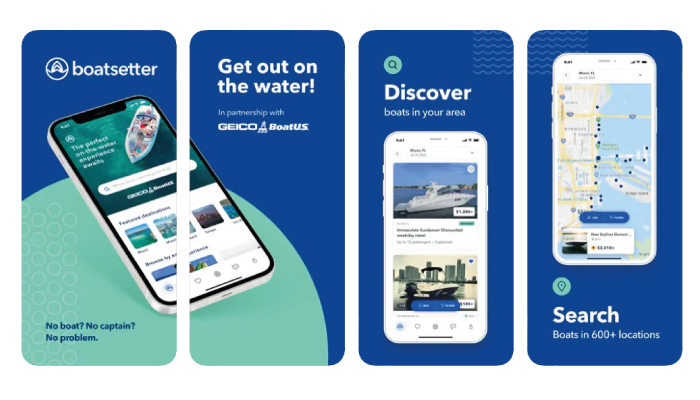 boat setter yacht rental app