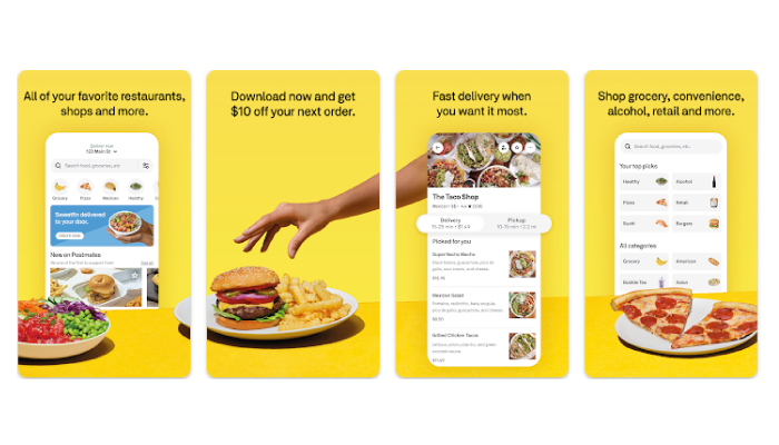 Postmates – food delivery apps