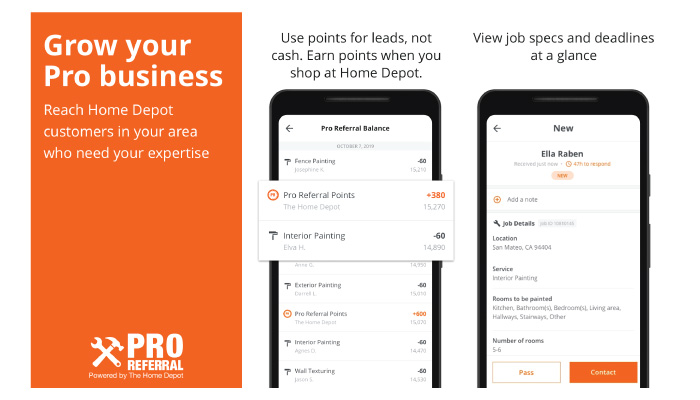 Pro referral Handyman app