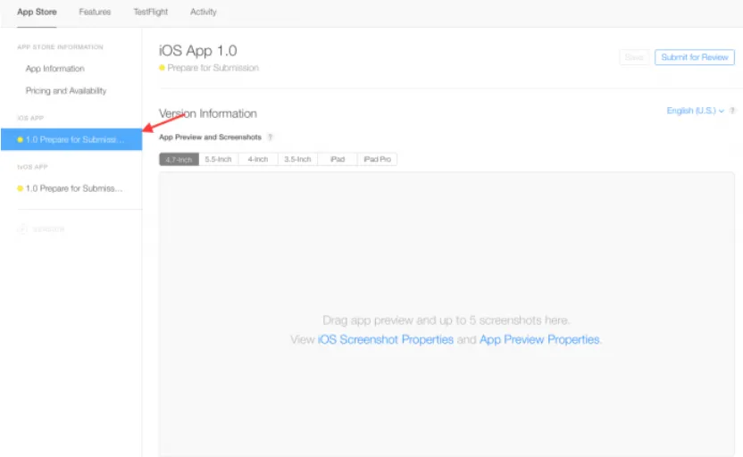Submit your iOS app for review