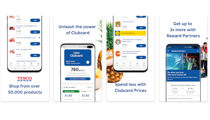 Tesco Grocerie – Most Downloaded Food Delivery App in London