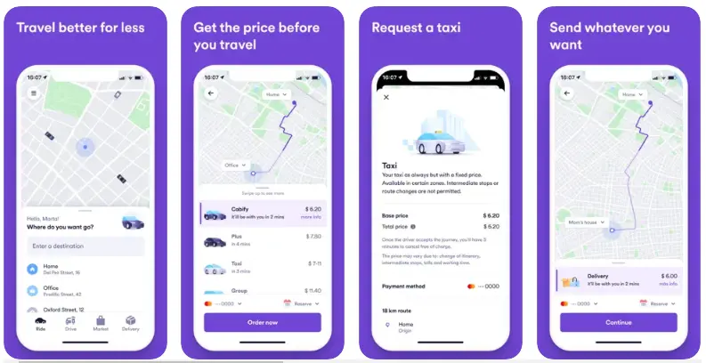 Cabify taxi booking 