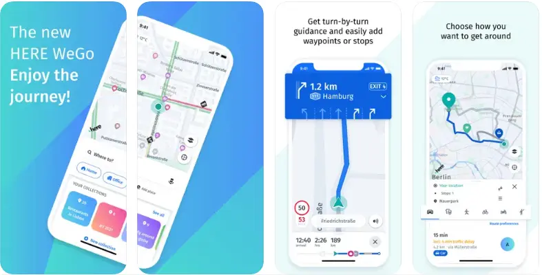 HERE WeGo Citymapper App