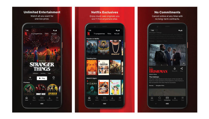 Netflix – Most Popular OTT App