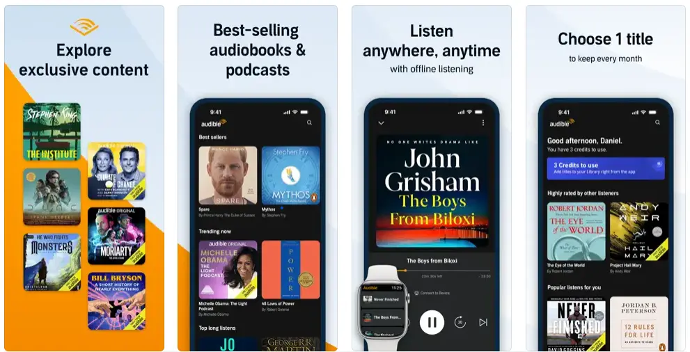 Audio Book Application