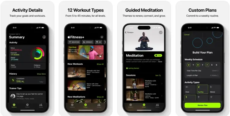  Apple Fitness + App Like Peloton