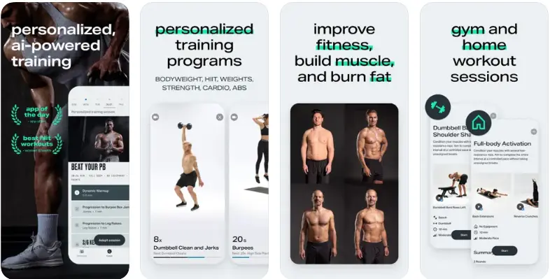  Freeletics Fitness workouts App Like Peloton