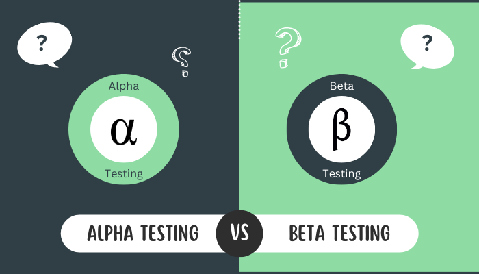 Alpha testing vs beta testing