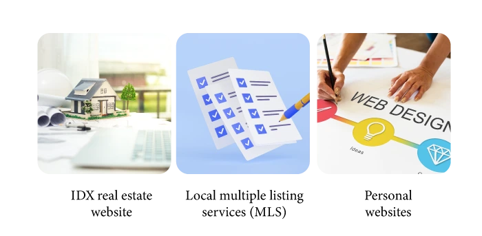 Real estate agent websites