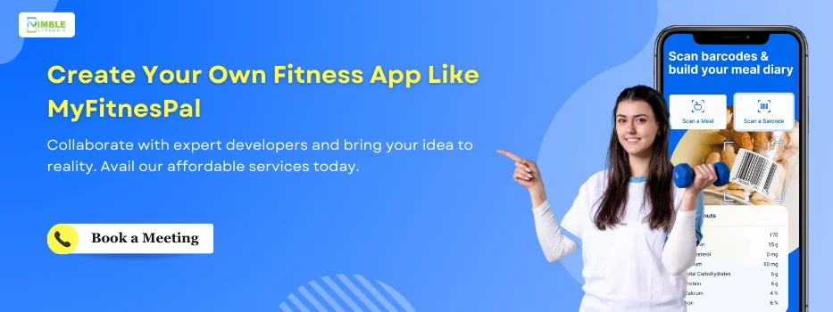 Create Your Own Fitness App Like MyFitnesPal CTA