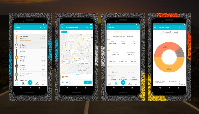 2.   Drivvo – All In One Car Maintenance App