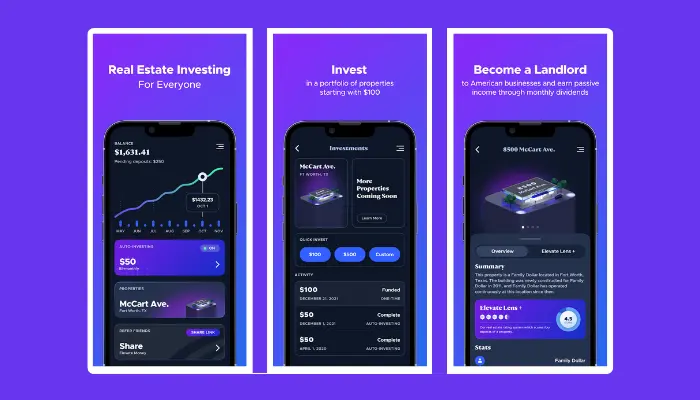 Real estate investing app for transparency