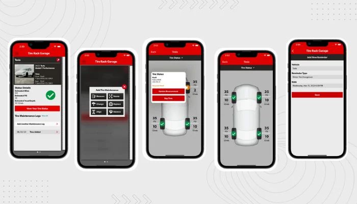 Tire Rack – Tire Maintenance App