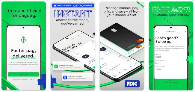 Branch Cash Advance App