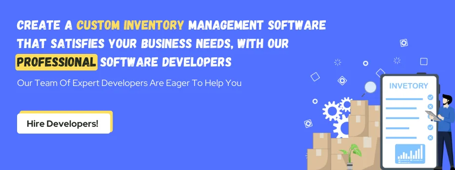 Inventory Management Software developers cta