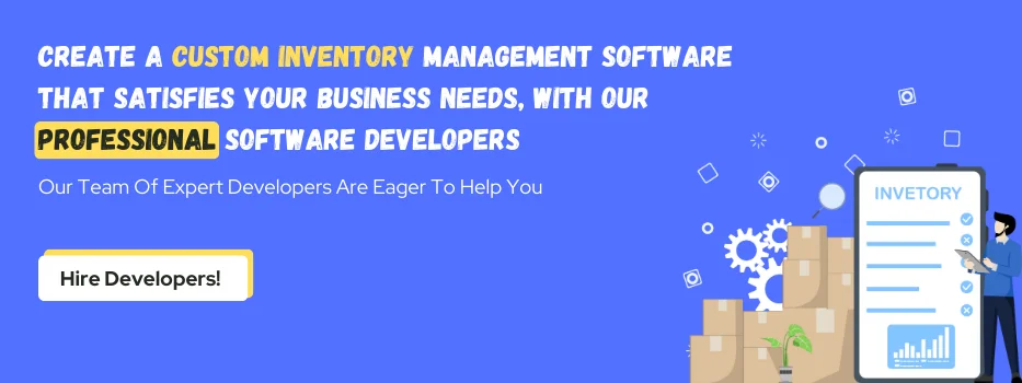 Inventory Management Software developers CTA