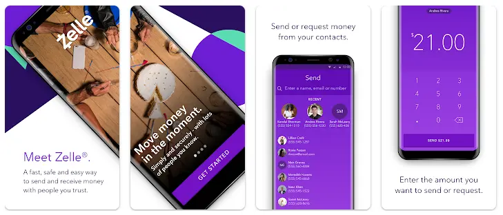 NFC Payment App Zelle 