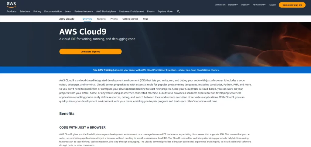 AWS Cloud9 – Cloud-Based Development Environment