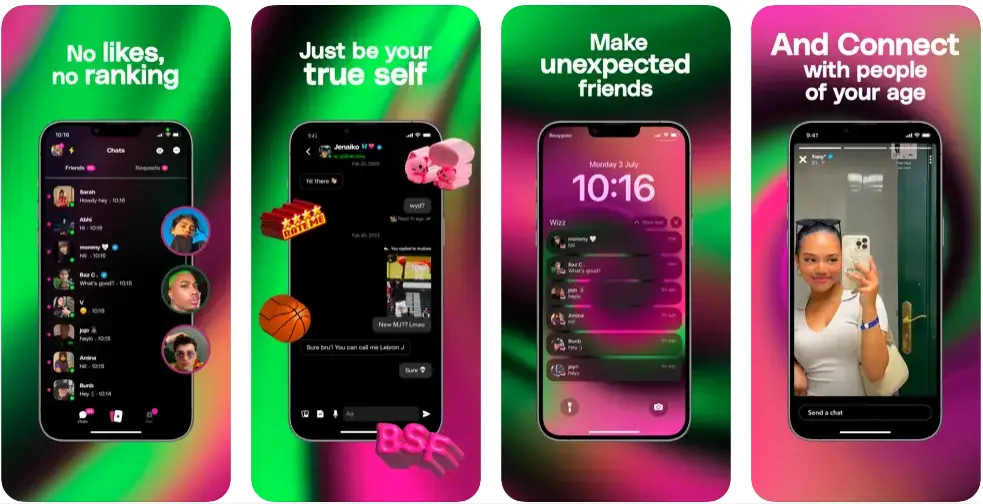 Wizz Social App - chat now