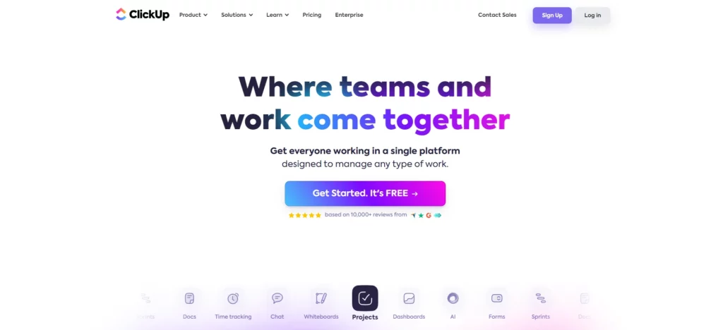  ClickUp – Project Management & Collaboration Tool