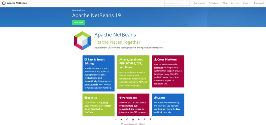 Apache NetBeans software development tool