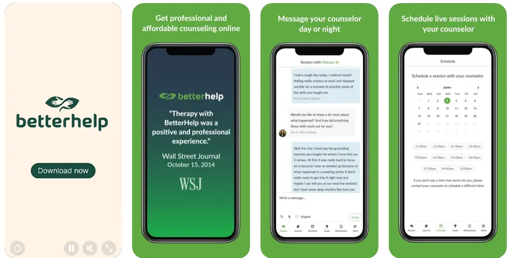 BetterHelp – Therapy Mental Health App