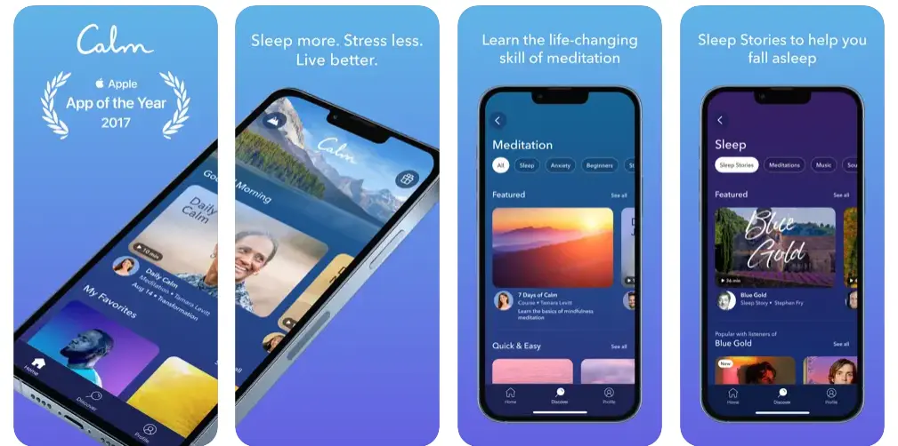 Calm mental Health App