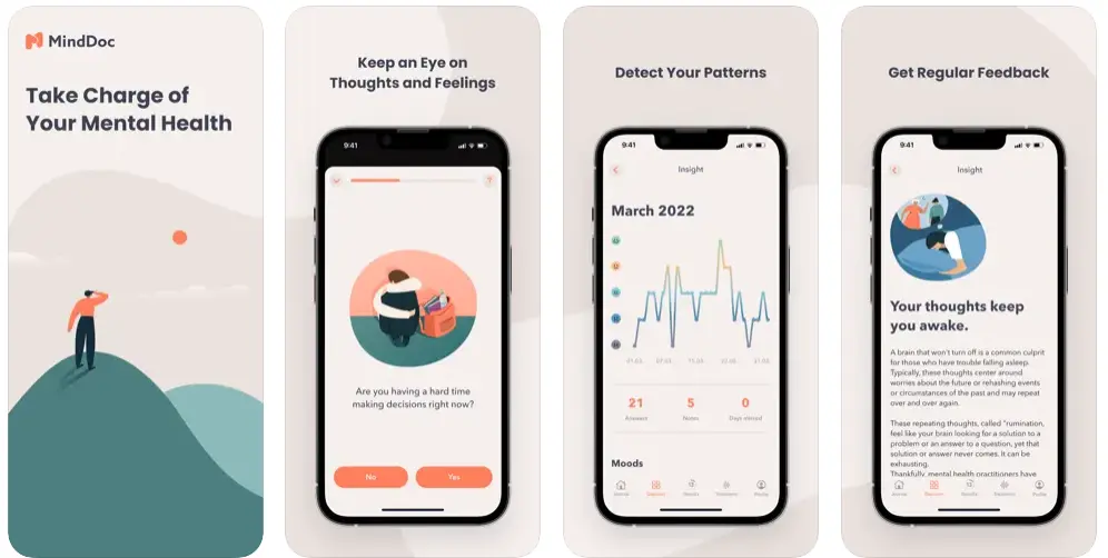 MindDoc Mental Health App
