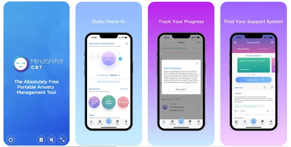 MindShift CBT – Anxiety Relief mental Healthcare App