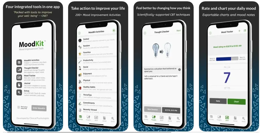 MoodKit Mental Health App