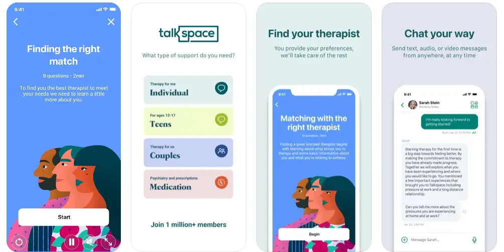 Talkspace Counseling & Therapy mental Health App
