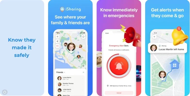 iSharing Location Tracking App 