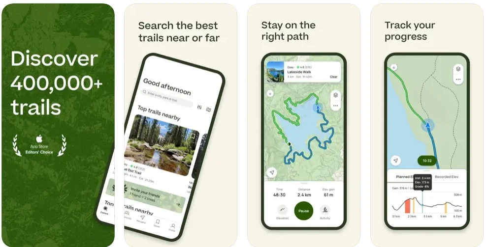 AllTrails Location Tracking App 