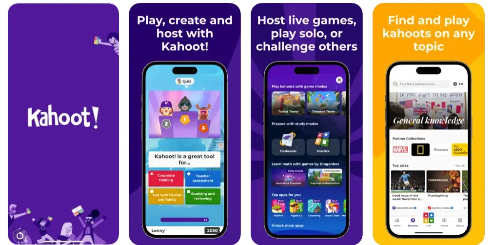 4. Kahoot Educational App for Students