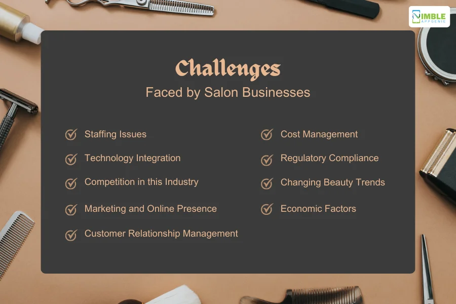 Challenges faced by salon businesses