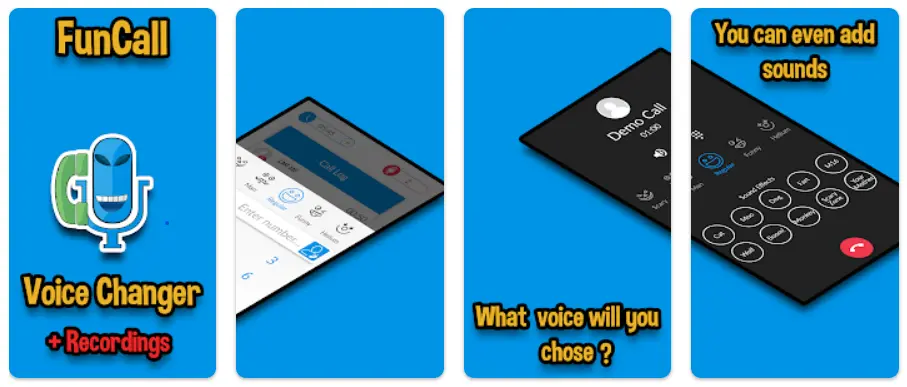Funcalls voice chnager app