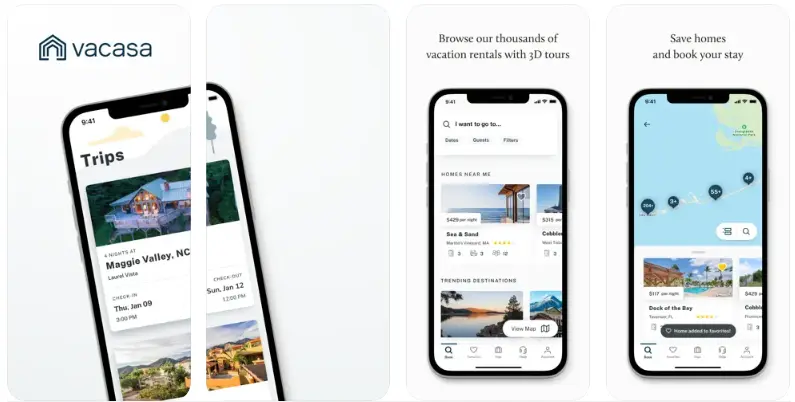Vacasa Airbnb Apps