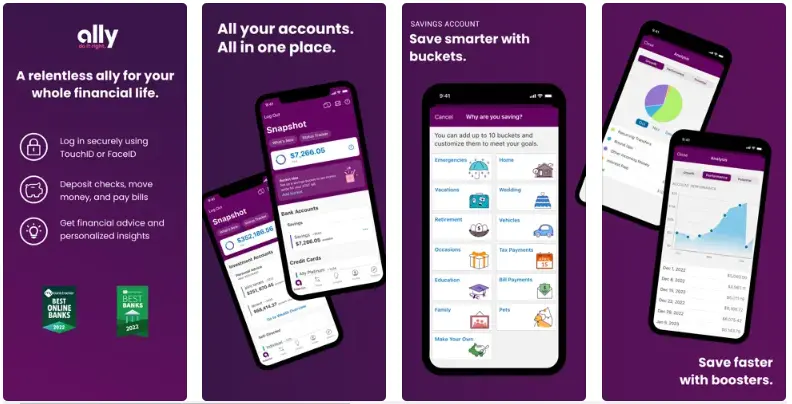 Ally Bank MOBILE banking app