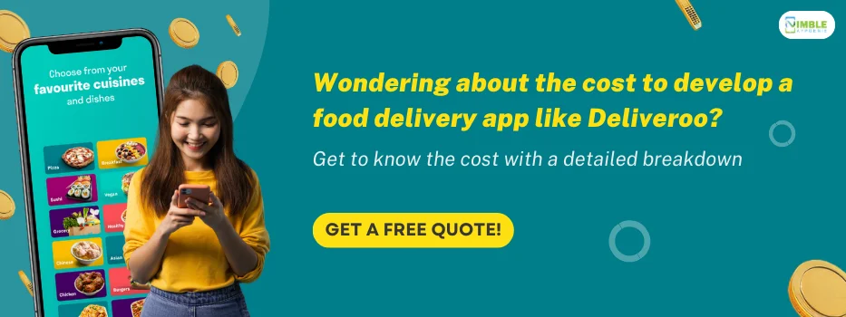 CTA_Wondering about the cost to develop a food delivery app like Deliveroo