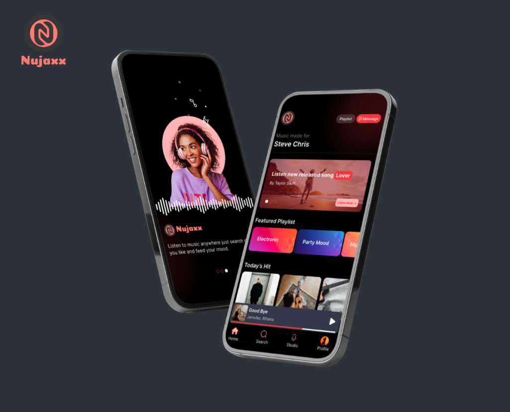 Nujaxx Music Streaming App